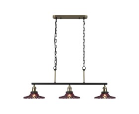 Walter-Antique Brass Ceiling Lights Deco Linear Fittings